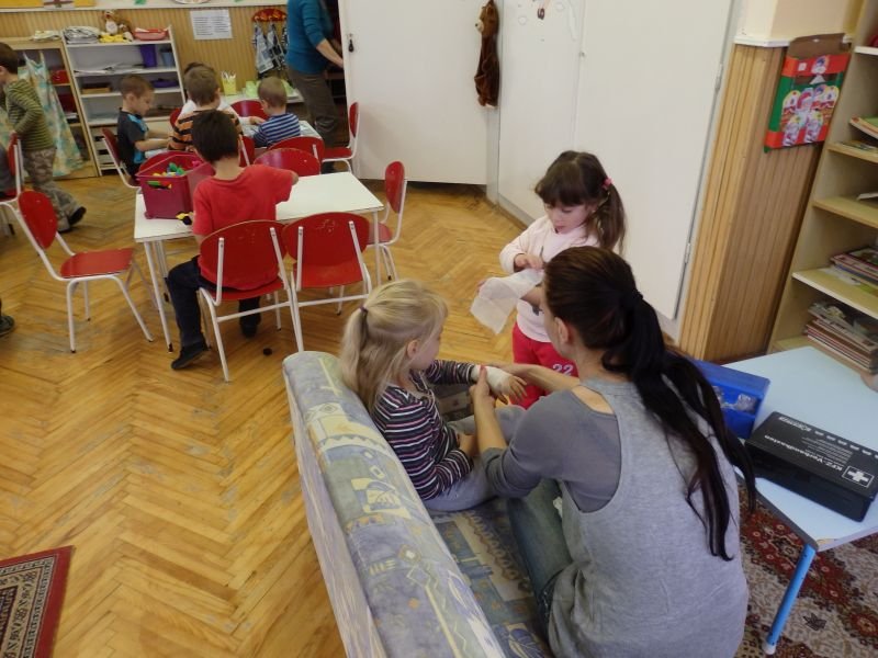 Egészségügyi főiskolások előadása