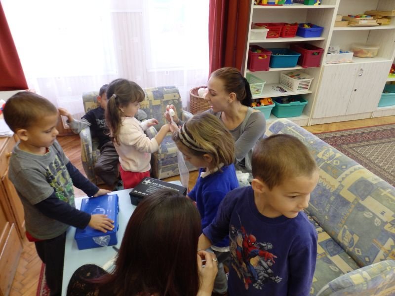 Egészségügyi főiskolások előadása