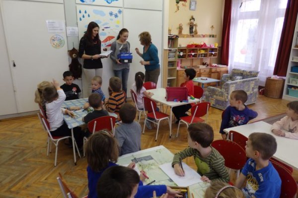 Egészségügyi főiskolások előadása